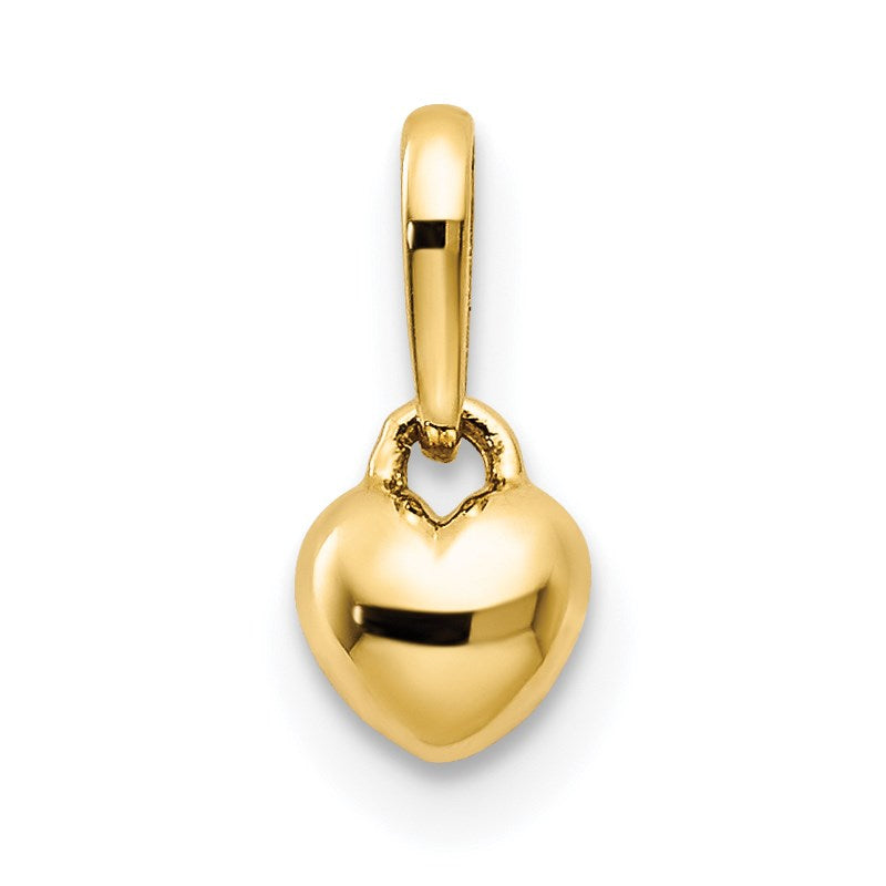 14K Gelbgold 14K Kinder Herz Anhänger
