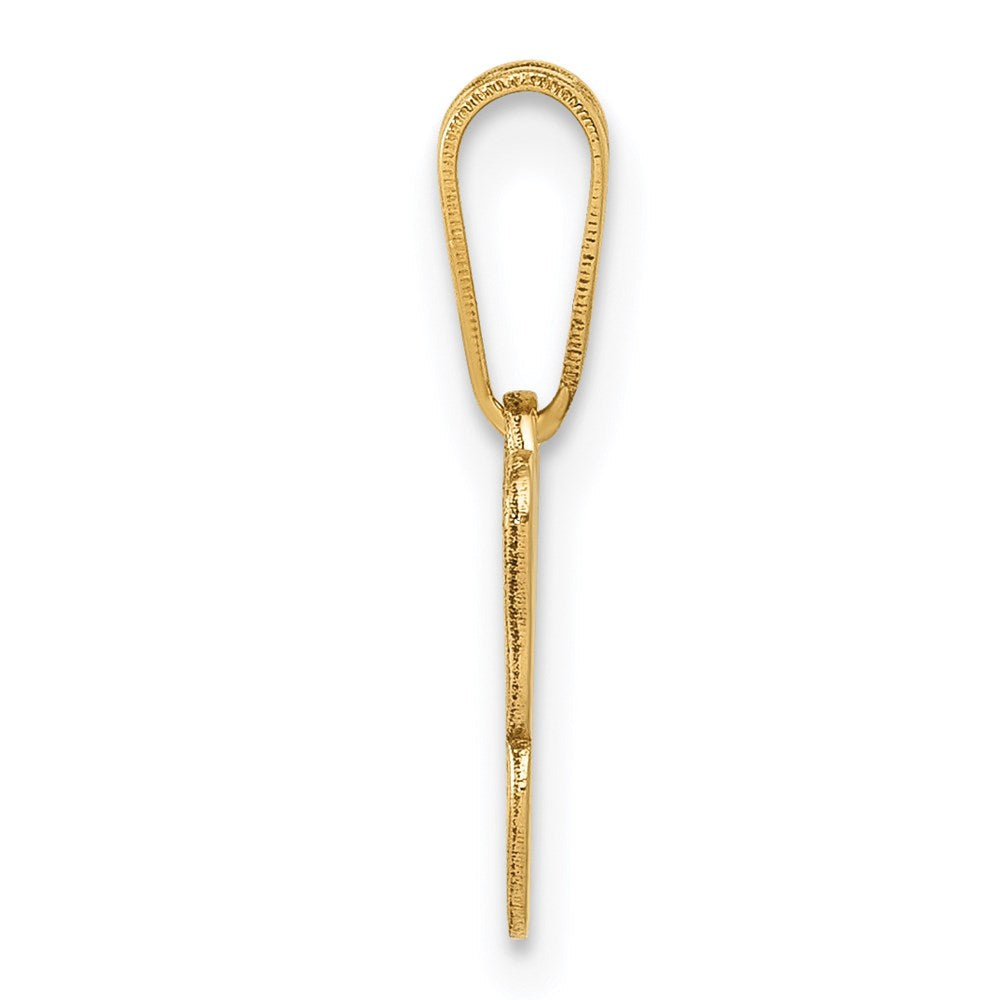 14K Gelbgold 14K Lasergeschnitten Schmetterling Charm