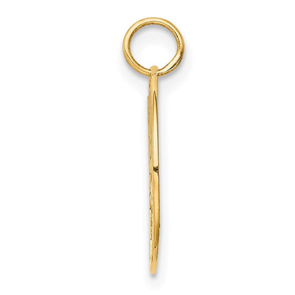 14K Gelbgold 14K Rund Baum Anhänger
