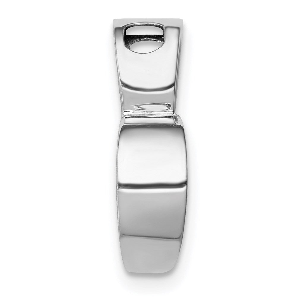14K Weißgold 14K Weißgold Kette Anhänger Herz