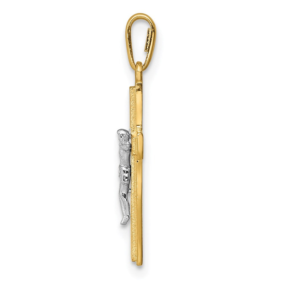 14K Bicolor 14K Bicolor Kruzifix Anhänger