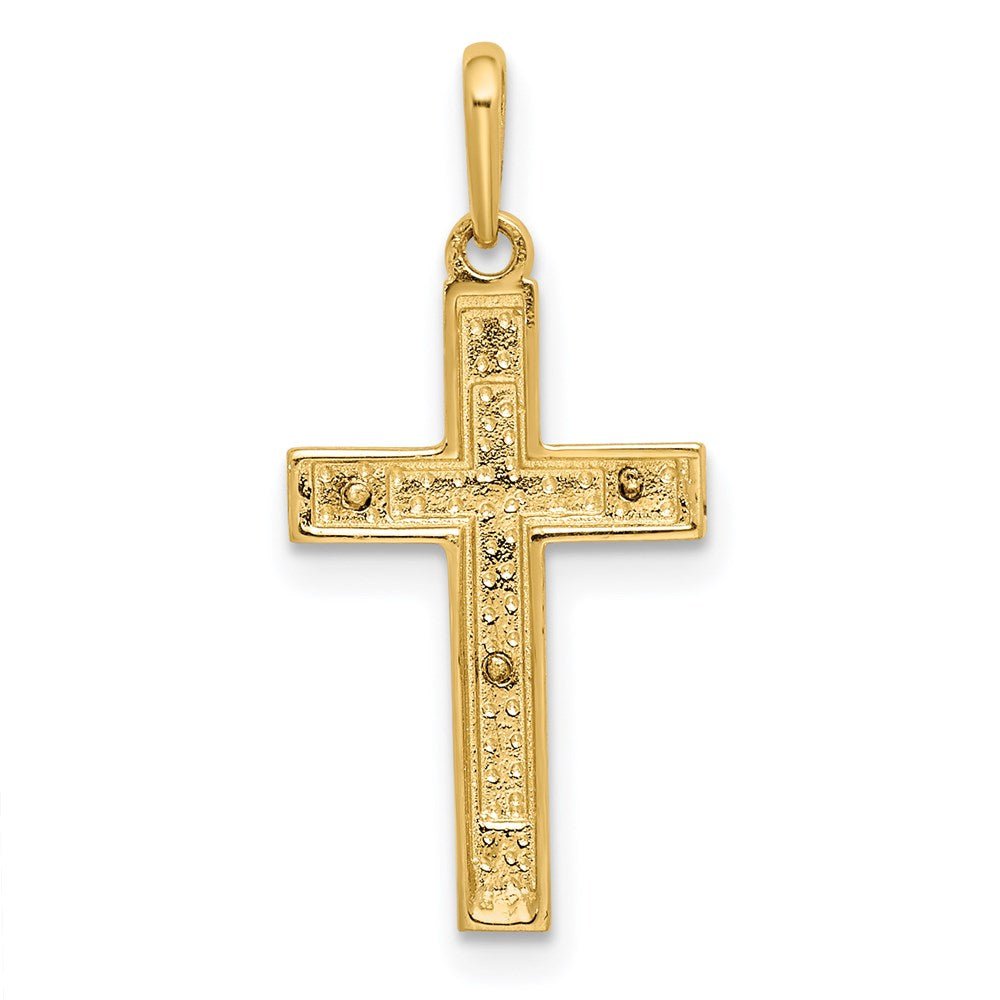 14K Bicolor 14K Bicolor Kruzifix Anhänger