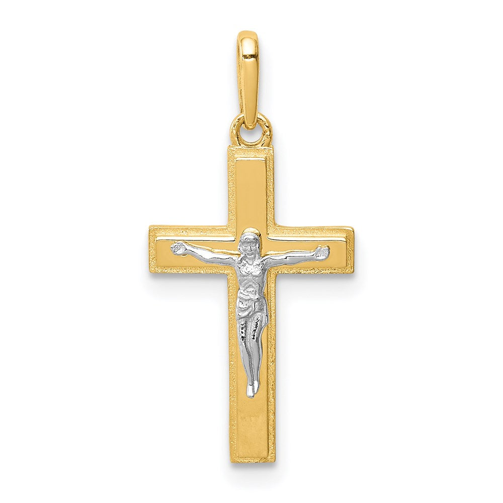 14K Bicolor 14K Bicolor Kruzifix Anhänger