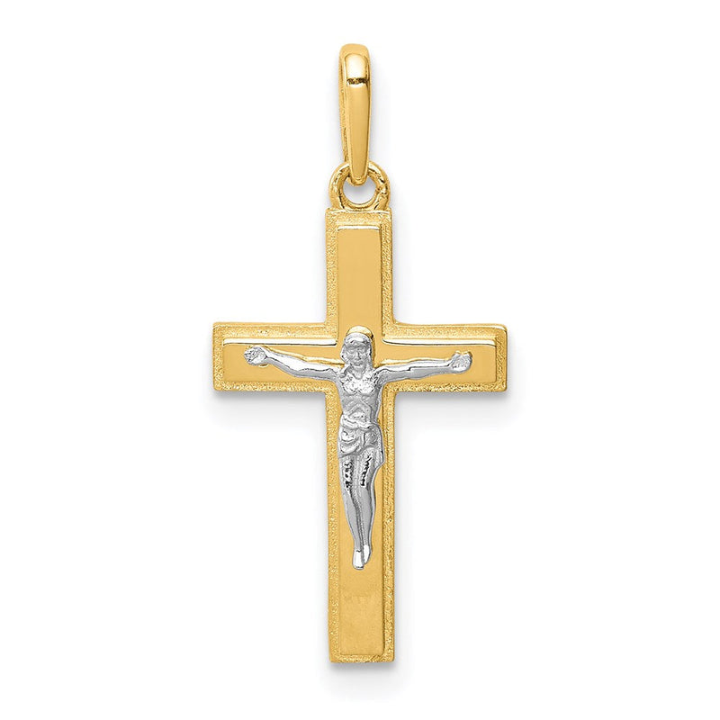 14K Bicolor 14K Bicolor Kruzifix Anhänger
