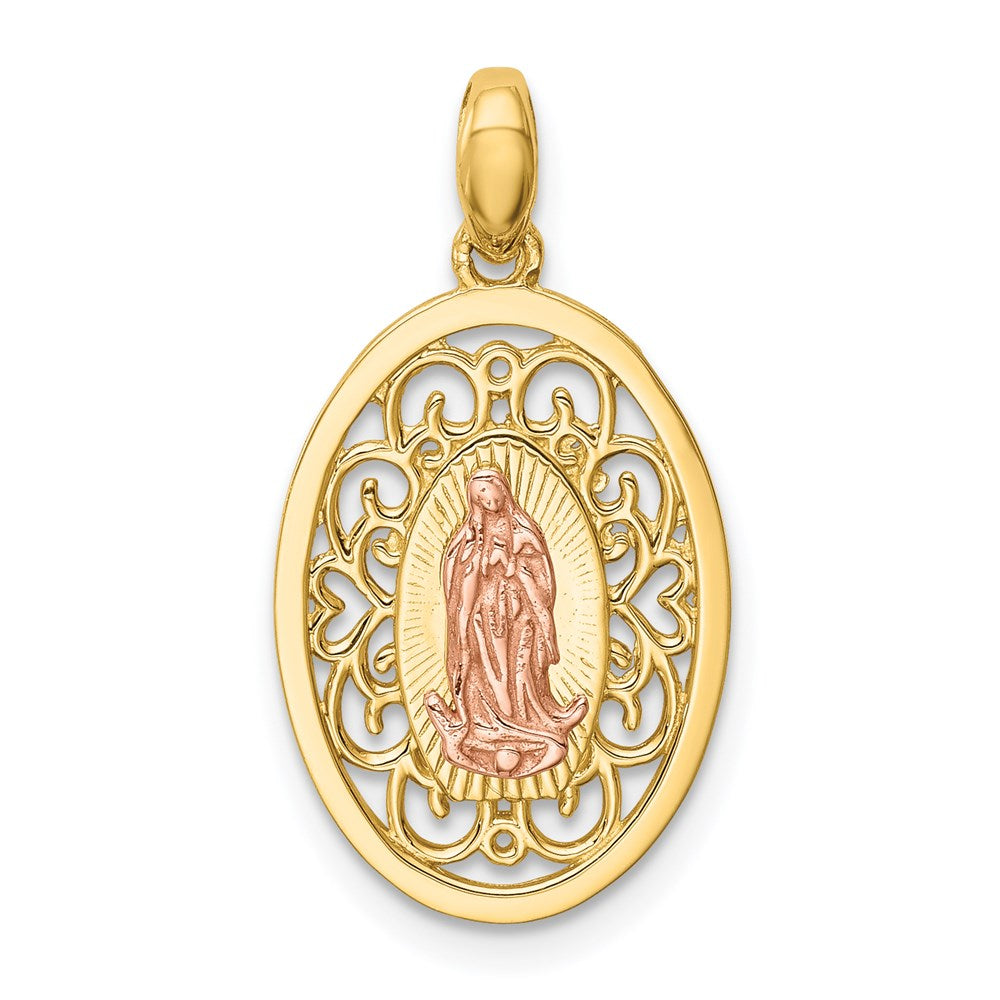 14K Bicolor 14K Bicolor Our Damen Of Guadalupe Anhänger