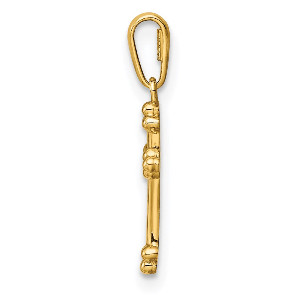 14K Gelbgold 14K Kreuz Anhänger