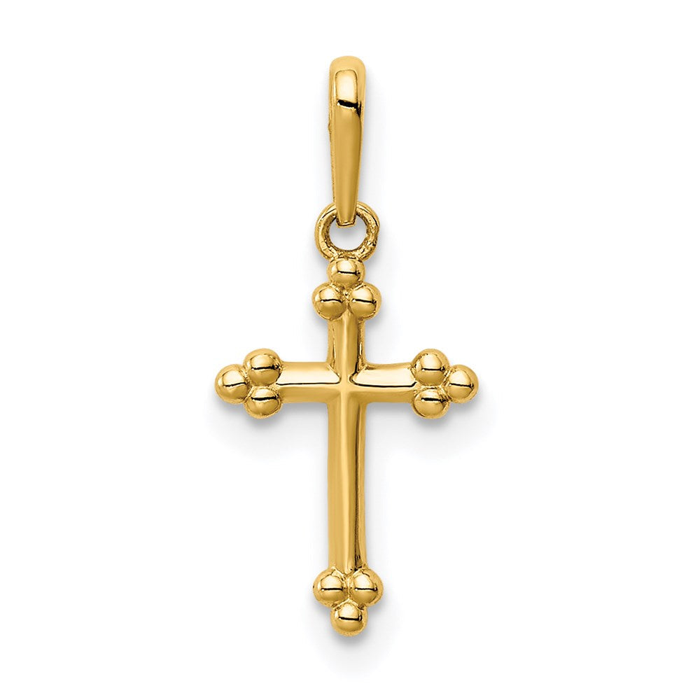 14K Gelbgold 14K Kreuz Anhänger
