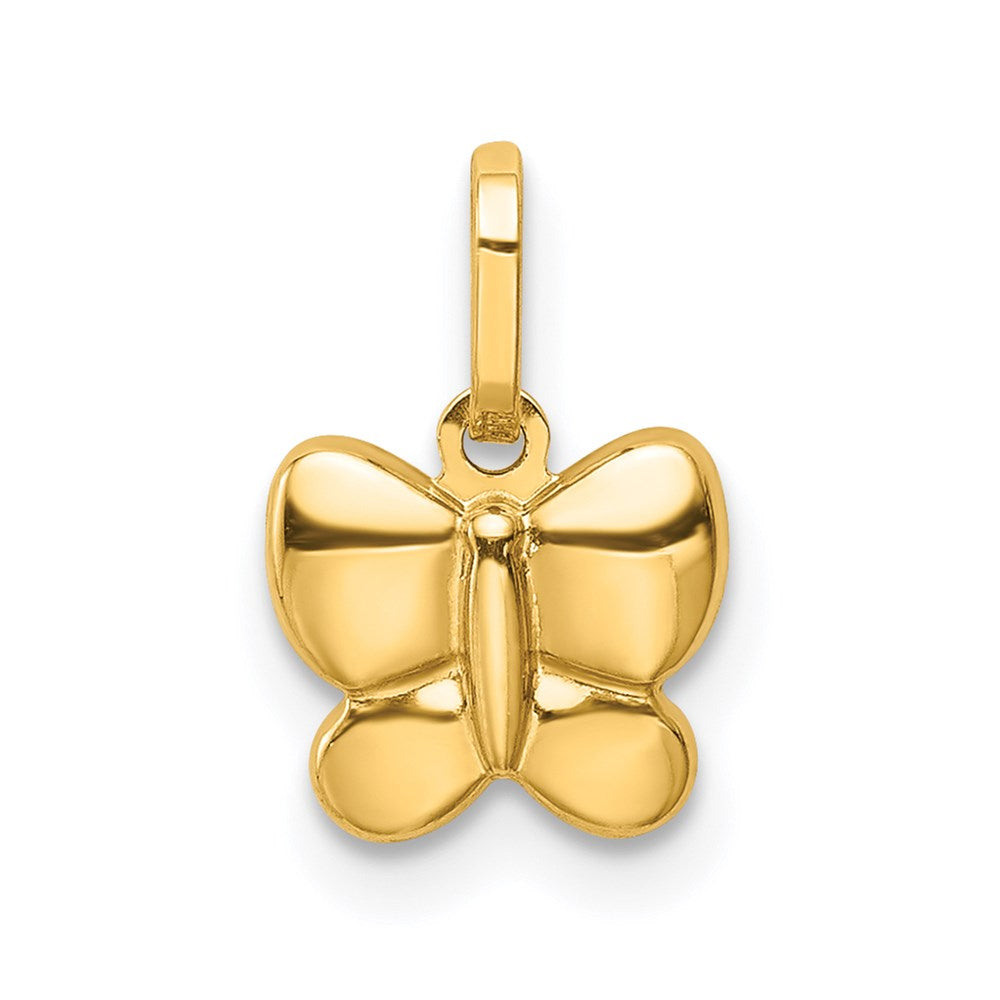 14K Gelbgold 14K Poliert Schmetterling Charm