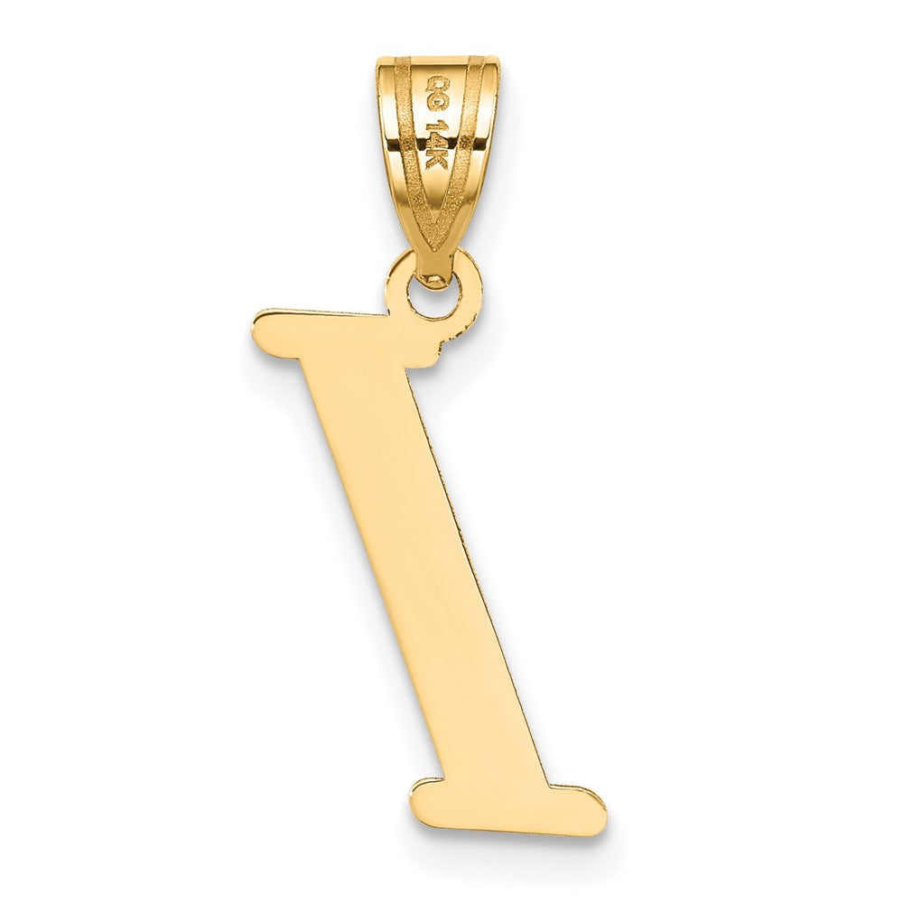 14K Gelbgold 14K Poliert Buchstabe I Initiale Anhänger