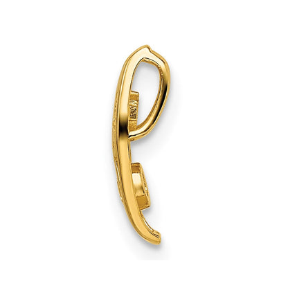14K Gelbgold 14K Zirkonia Kette Anhänger