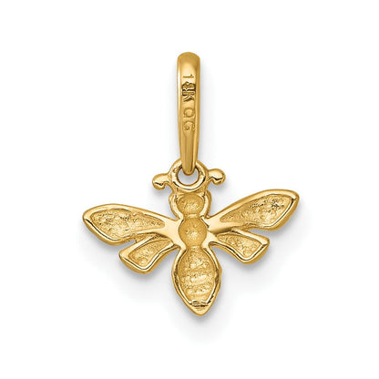 14K Gelbgold Poliert Biene Anhänger