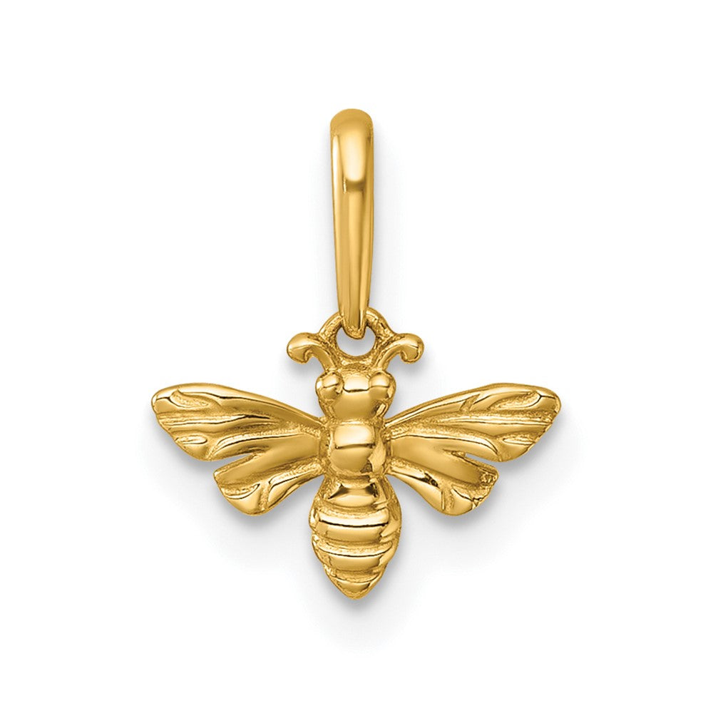 14K Gelbgold Poliert Biene Anhänger