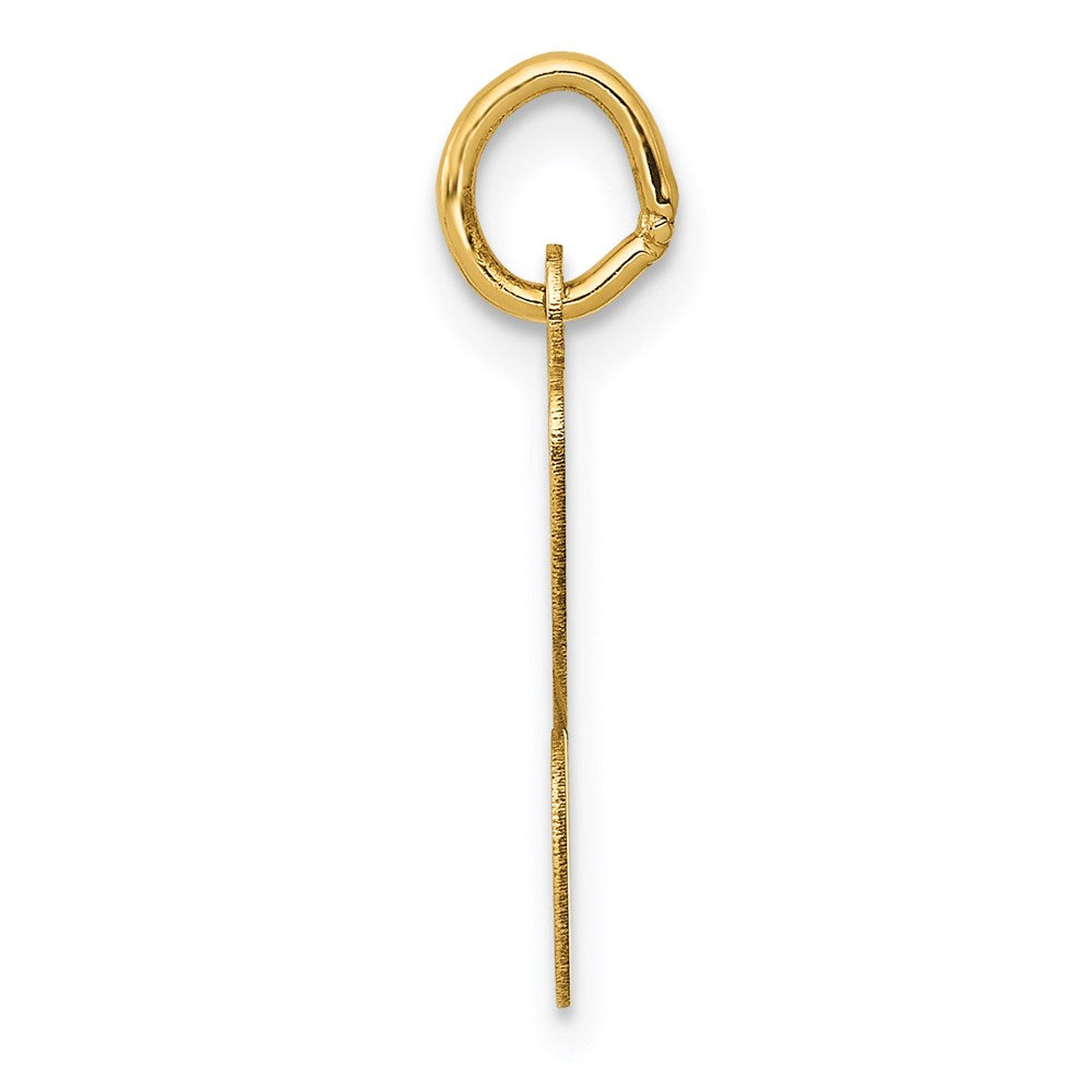 14K Gelbgold 14ky Schreibschrift Buchstabe C Initiale Charm