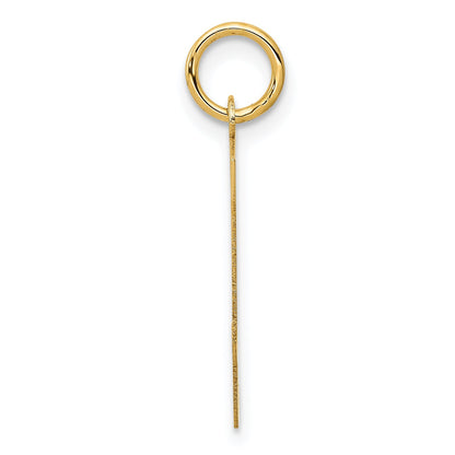 14K Gelbgold 14ky Schreibschrift Buchstabe Y Initiale Charm
