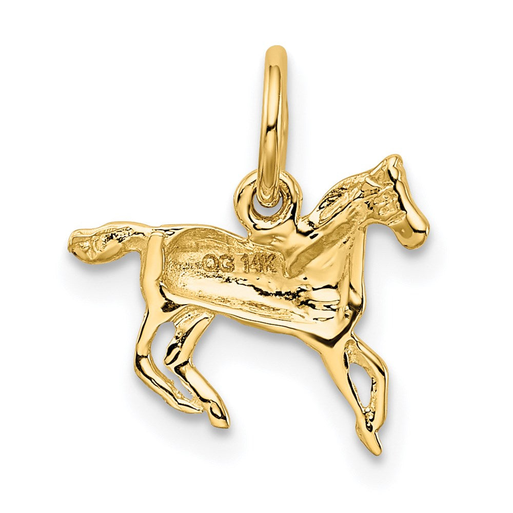 14K Gelbgold 14K Poliert Pferd Charm