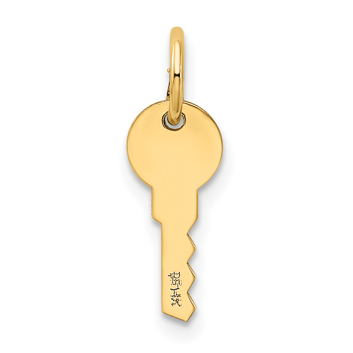 14K Gelbgold 14K Poliert Key Charm