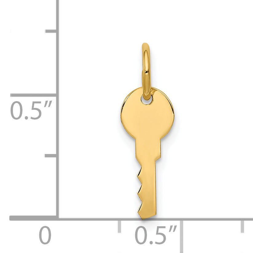 14K Gelbgold 14K Poliert Key Charm