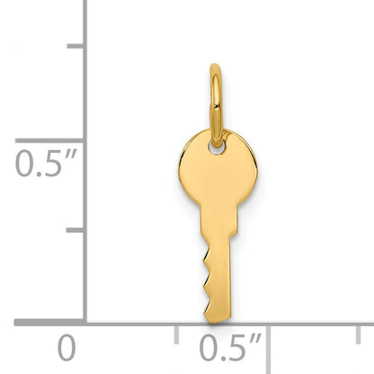 14K Gelbgold 14K Poliert Key Charm