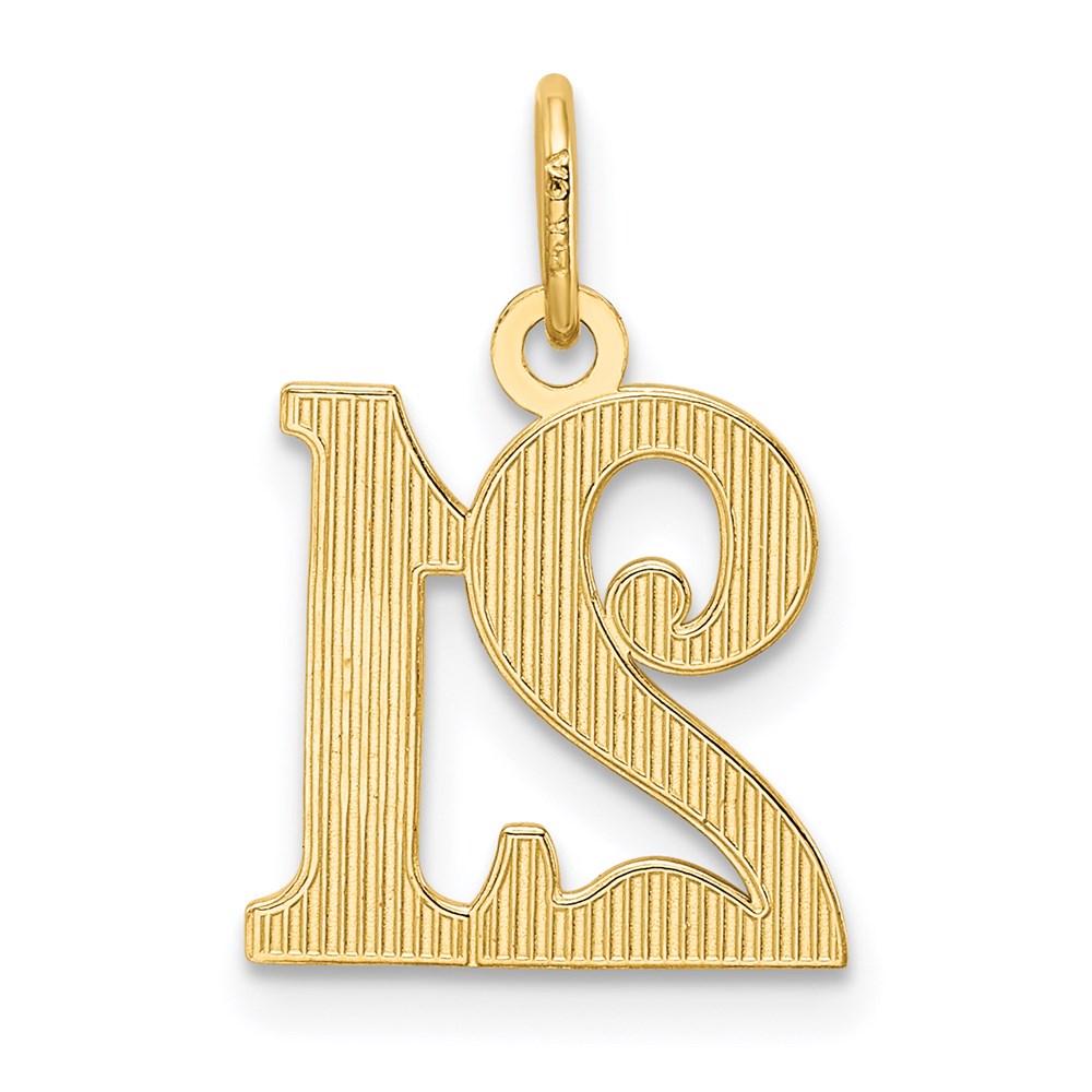 14K Gelbgold 14K Diamantiert 21 Anhänger