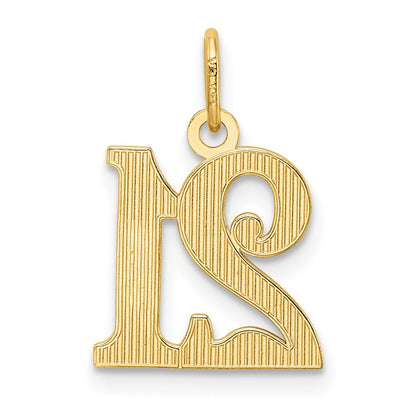 14K Gelbgold 14K Diamantiert 21 Anhänger