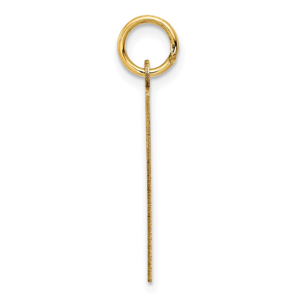 14K Gelbgold Kalender-Anhänger „Sonntag – Der erste Tag“