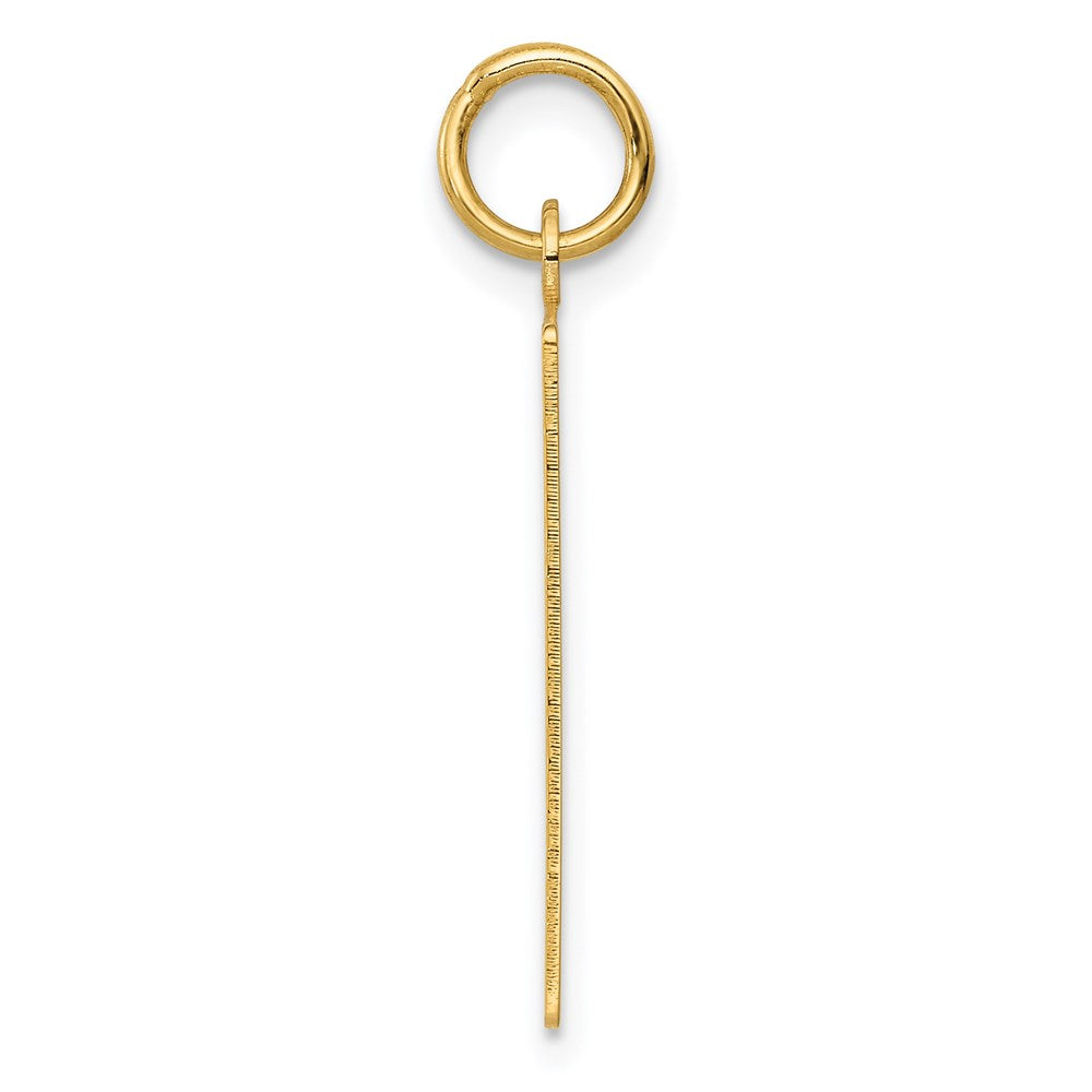14K Gelbgold Kalender-Anhänger "Freitag, der Erste