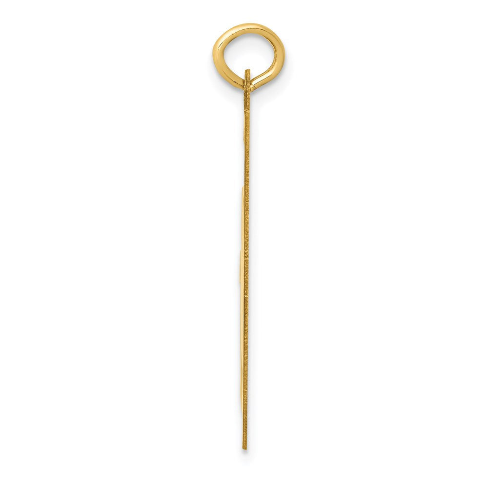 14K Gelbgold Smiley-Gesicht-Charm