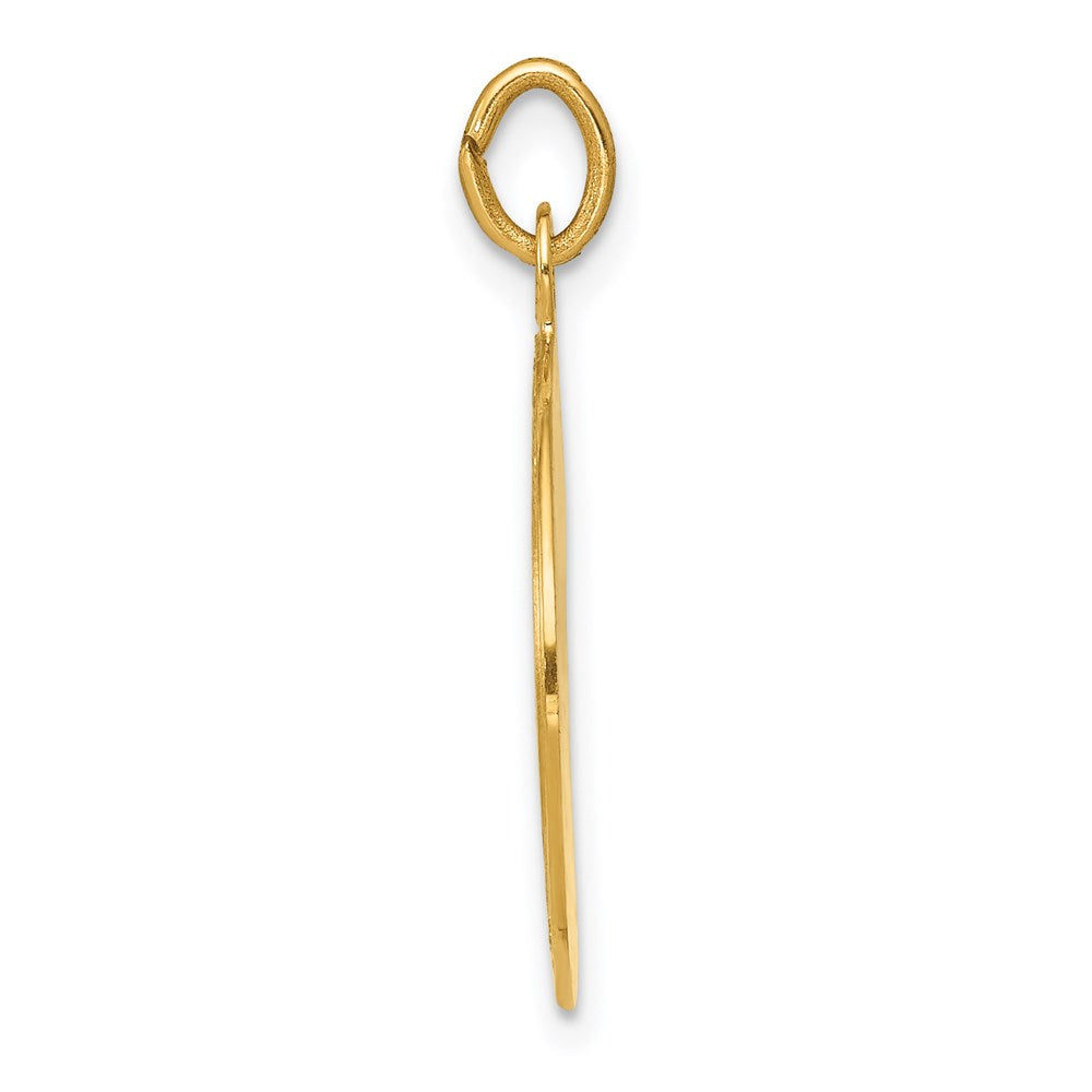 14K Gelbgold Anhänger mit Scheibe im U.S. Air Force-Emblem-Design