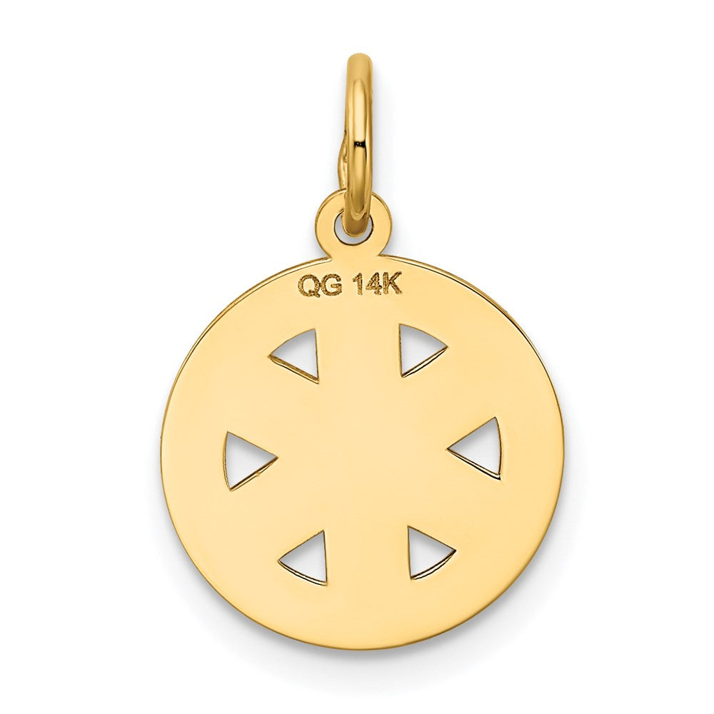14K Gelbgold 14K Klein Emt Medizinisch Charm