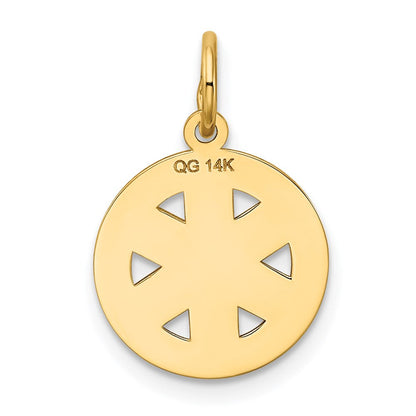 14K Gelbgold 14K Klein Emt Medizinisch Charm
