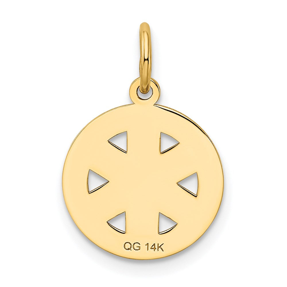 14K Gelbgold 14K Klein Paramedic Medizinisch Charm