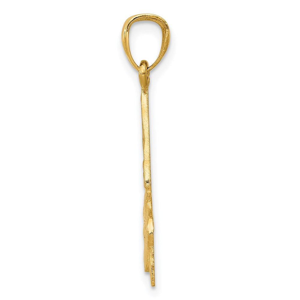 14K Gelbgold 14K Hummingbird Anhänger