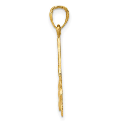 14K Gelbgold 14K Hummingbird Anhänger