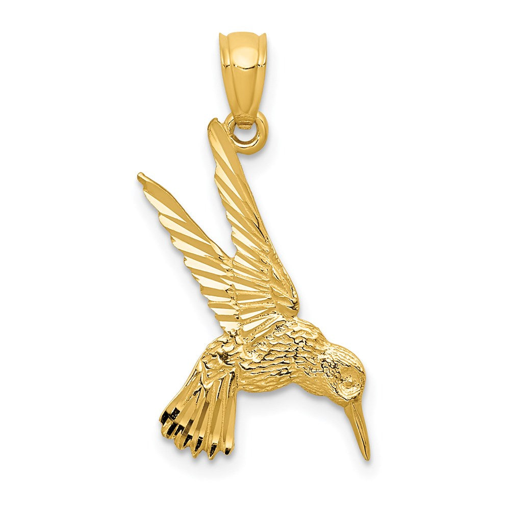 14K Gelbgold 14K Hummingbird Anhänger