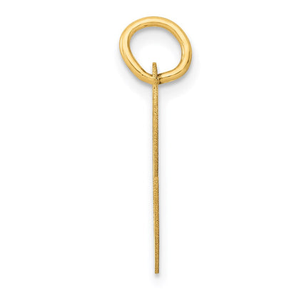 14K Gelbgold 14K Mittel Fantasie Schreibschrift Buchstabe C Initiale Charm