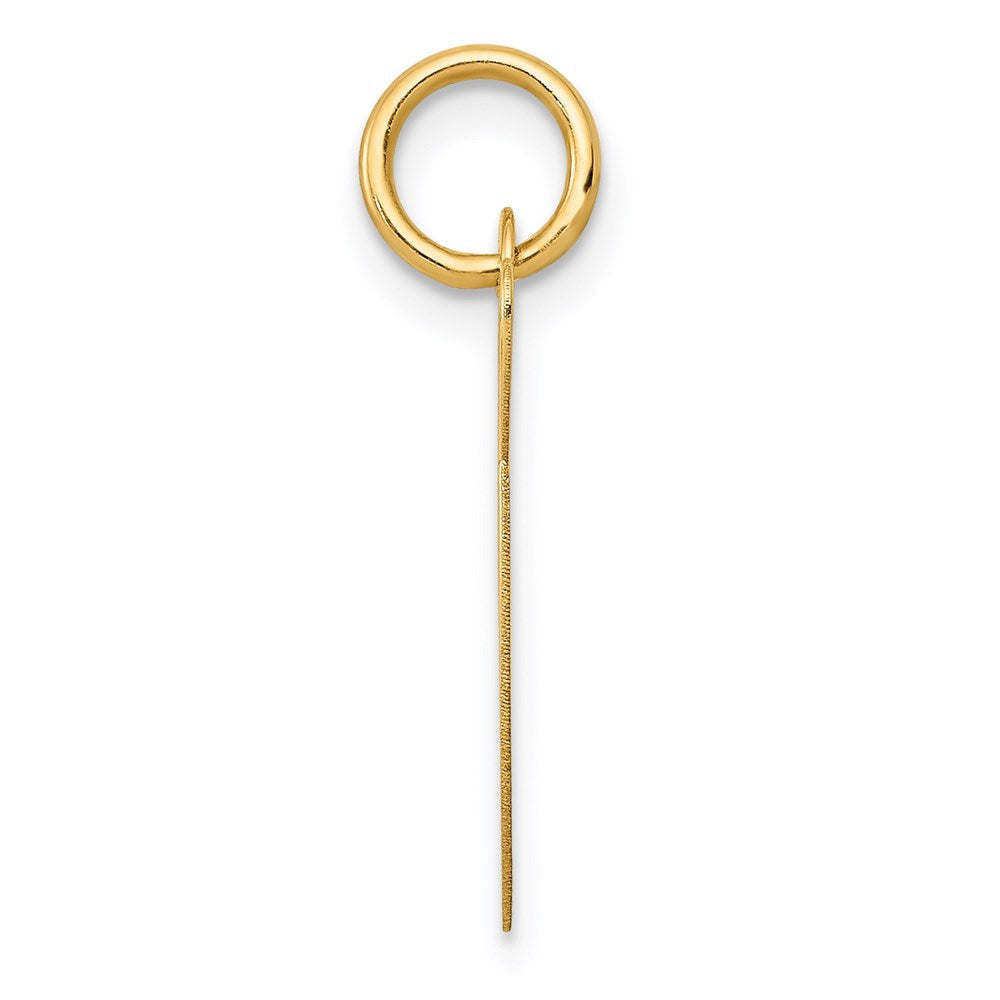 14K Gelbgold 14K Mittel Fantasie Schreibschrift Buchstabe G Initiale Charm