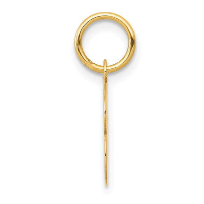 14K Gelbgold 14K Klein Block Buchstabe B Initiale Charm