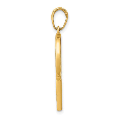 14K Gelbgold 3D-emaillierter Lolli-Anhänger