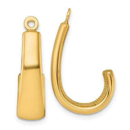 14K Gelbgold Ohrring-Jackets J