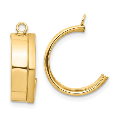 14K Gelbgold Ohrhänger-Ohrring-Jacket