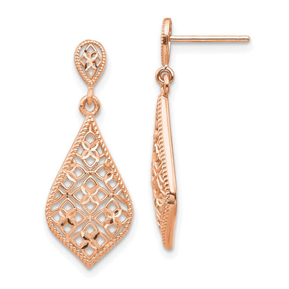 14K Roségold Ohrhänger
