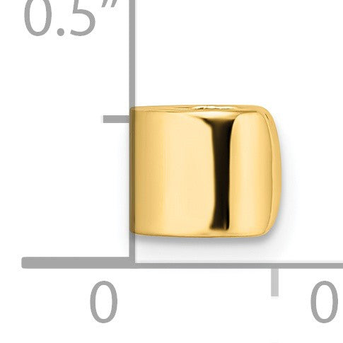 14K Gelbgold Poliert Einfach Ohr Manschette