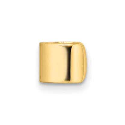 14K Gelbgold Poliert Einfach Ohr Manschette