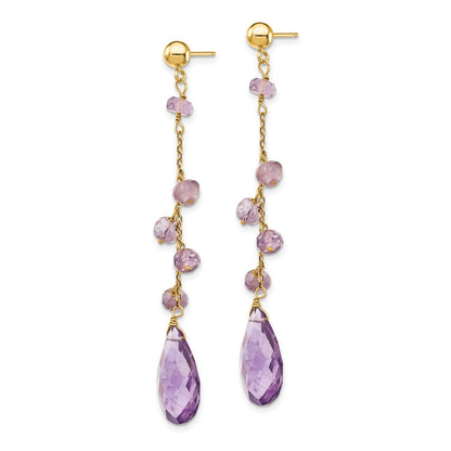 14K Amethyst Ohrhänger