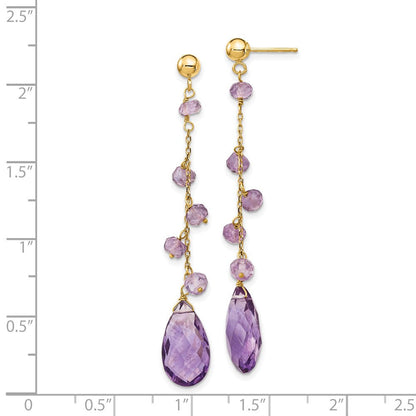 14K Amethyst Ohrhänger