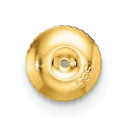 14K Gelbgold Ohrstecker mit 2 ct. zertifizierten, laborgezüchteten Diamanten, VS/SI+ G+, rund, 4-Krappen-Fassung, schweres Gewicht, mit Schraubverschluss