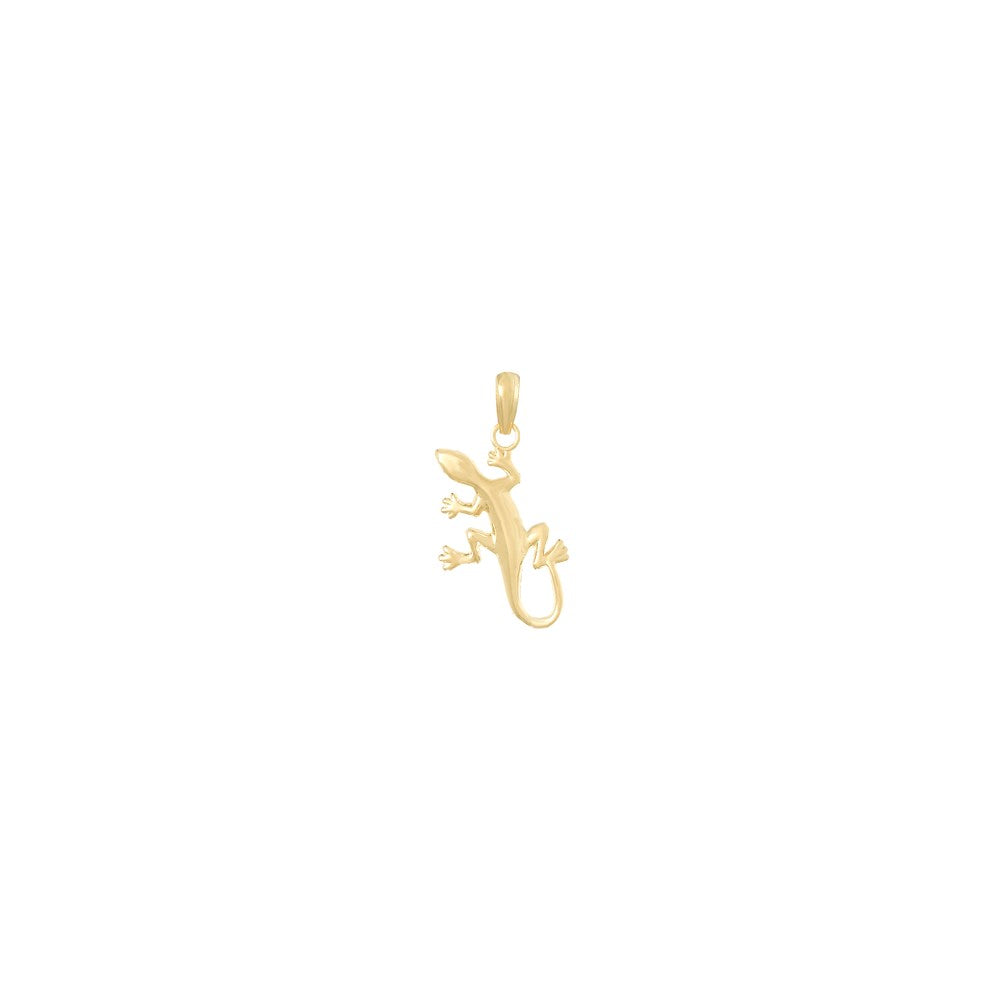 10K Gelbgold Gecko Anhänger