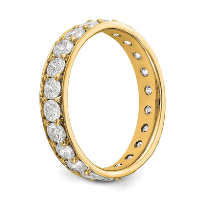 14K Gelbgold poliertes Vintage-Memoire-Ring-Armband mit 2 ct. Gesamtgewicht Diamanten