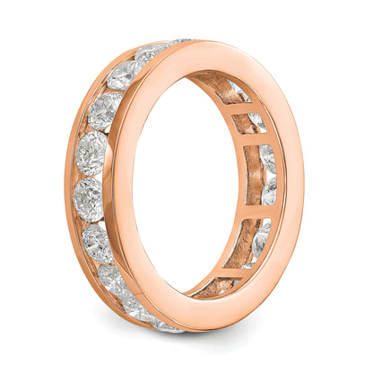 Damen-Memoire-Ring mit 2 ct. Gesamtgewicht natürlichen Diamanten aus 14K Roségold