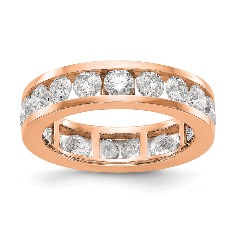 Damen-Memoire-Ring mit 2 ct. natürlichen Diamanten aus 14K Roségold